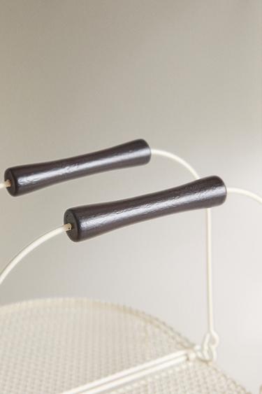 IRON GARDEN BASKET - Cream by Zara - Image 3