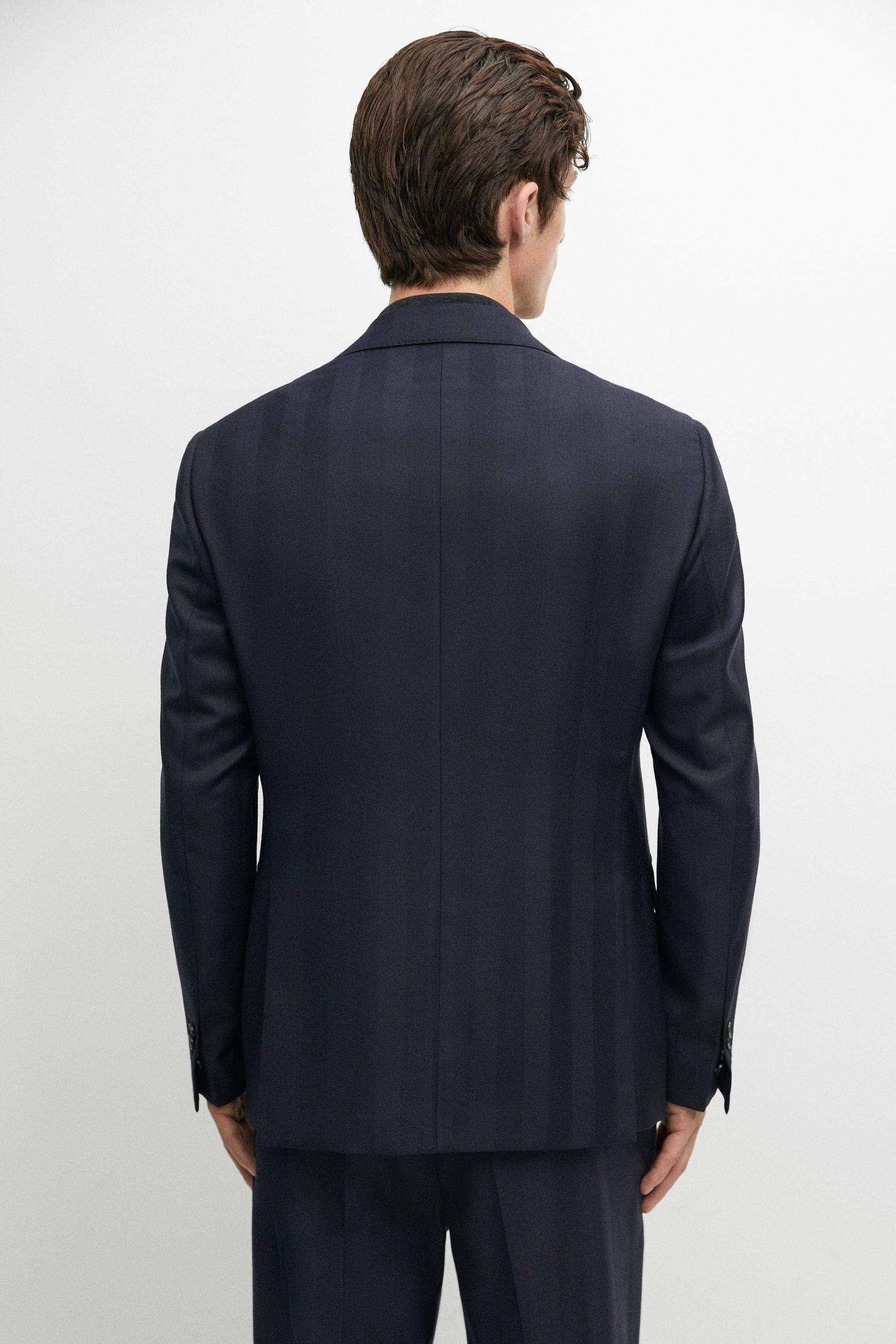 Veste de costume à chevrons