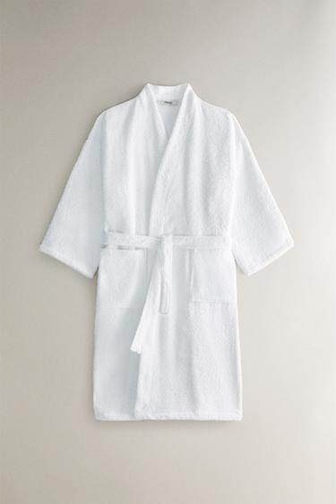 (420 GXM²) COTTON BATHROBE - White by Zara - Image 0