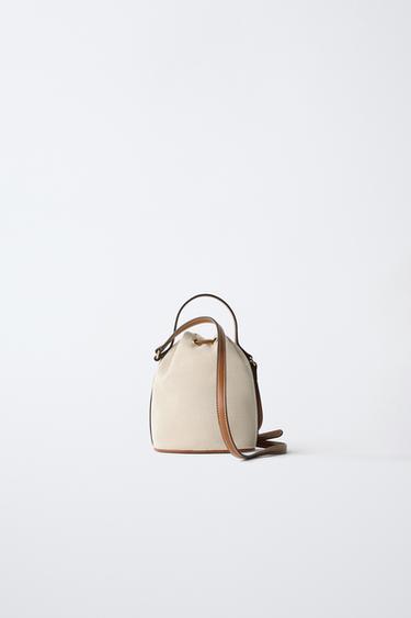 BUCKET BAG - Ecru White by Zara - Image 4