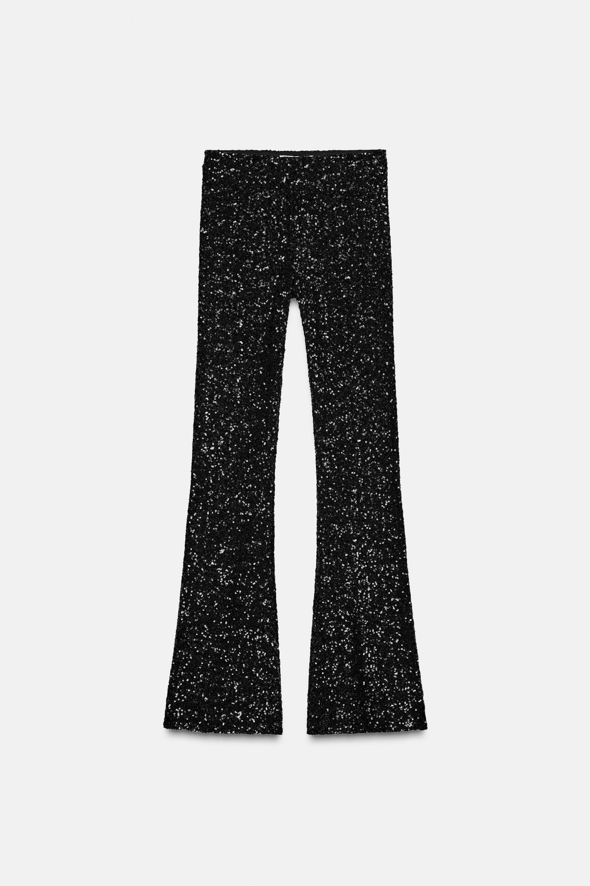 LEGGING FLARE À PAILLETTES