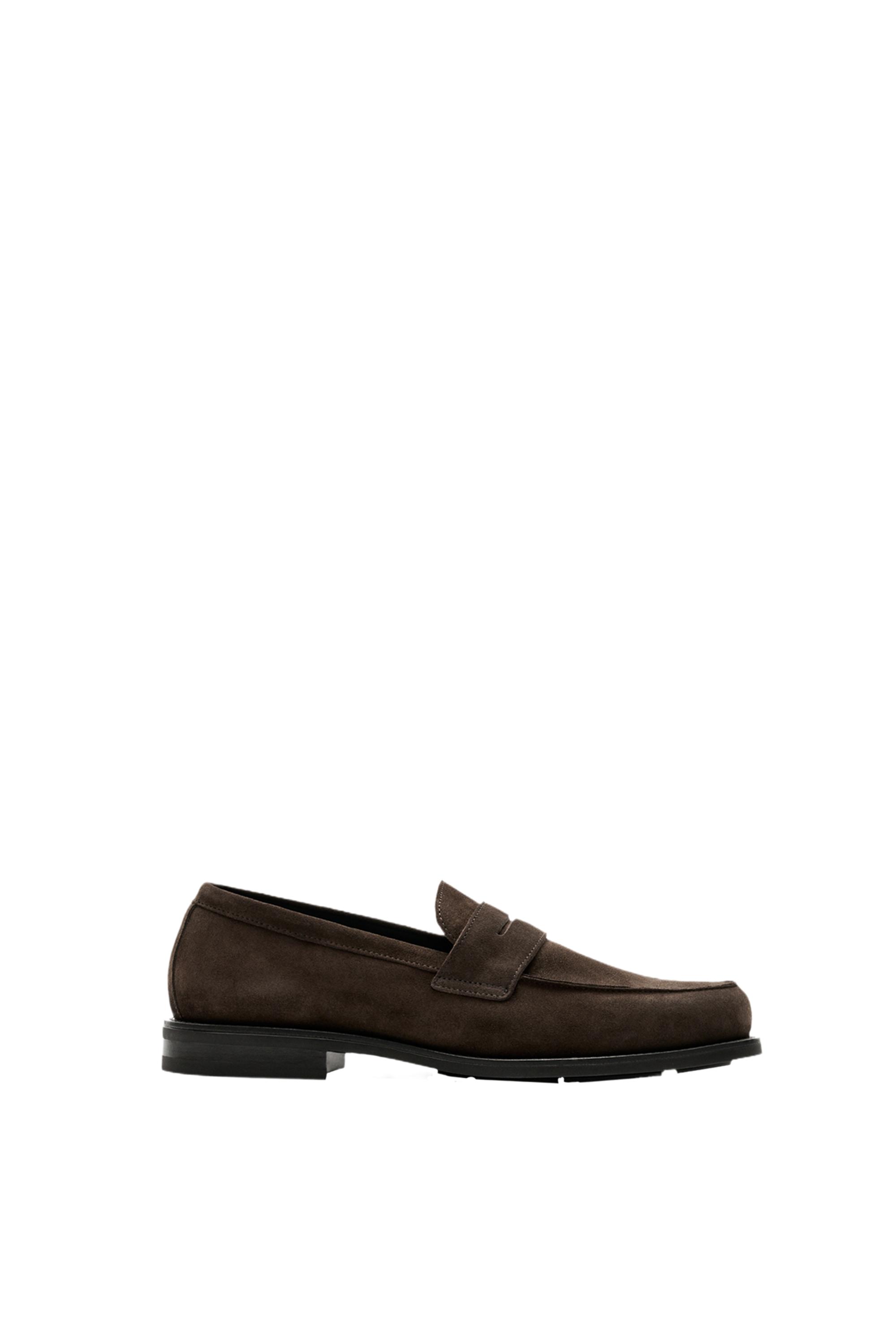 Split suede leather loafer — 1-732