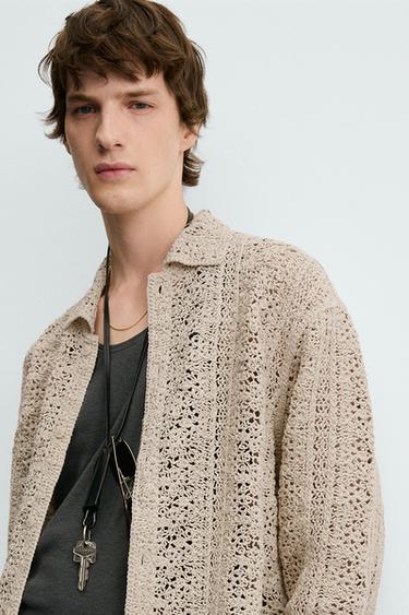 КУРТКА-РУБАШКА КРОШЕ — ПЕСОЧНЫЙ от Zara