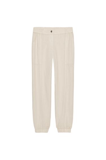 PANTALÓN JOGGER CON LINO