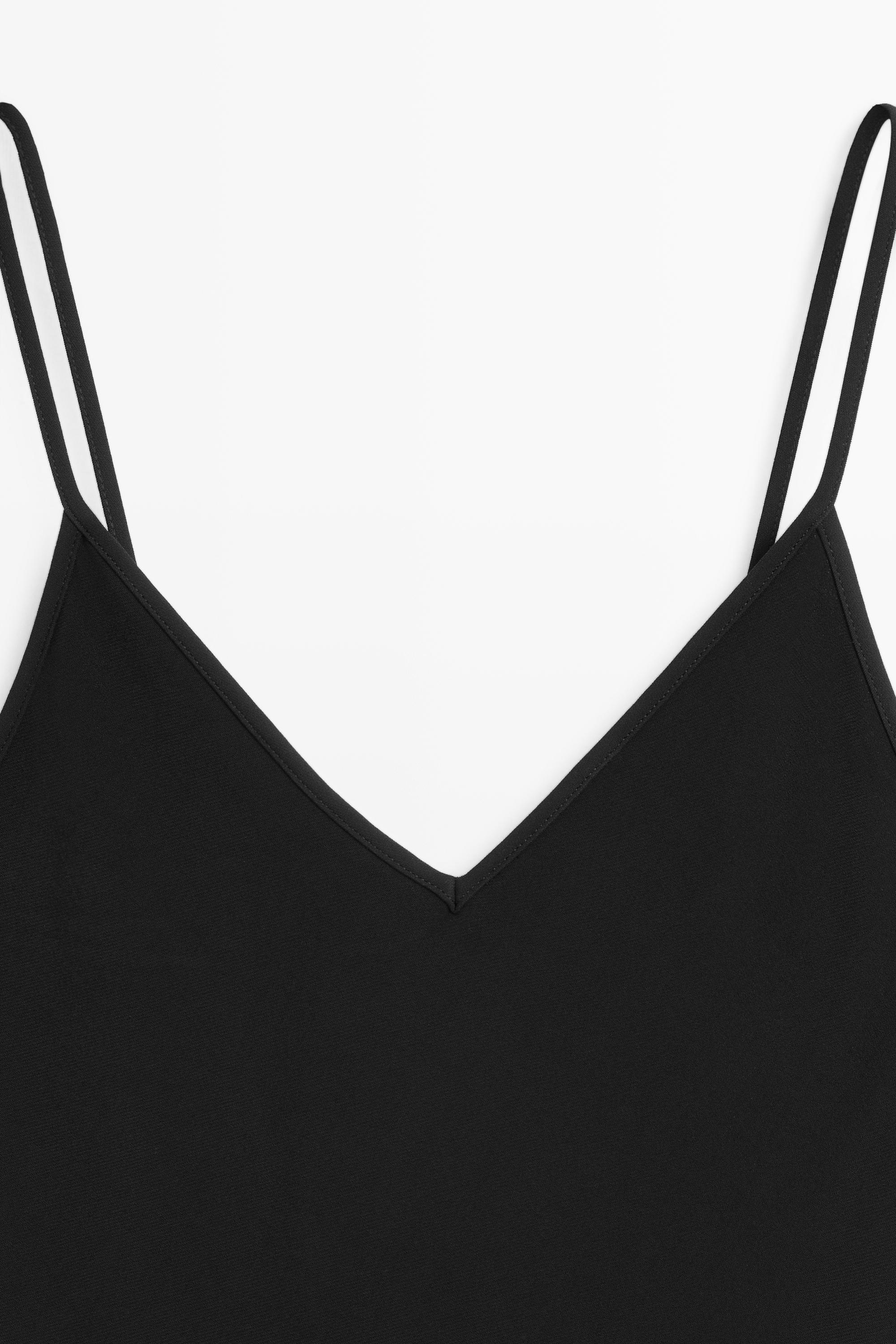 Flowing spaghetti strap midi dress