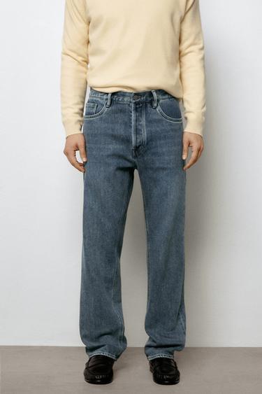 Straight-leg jeans — Mid-blue 2