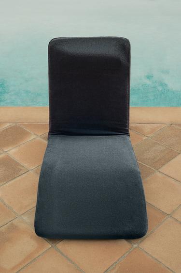 TERRY BEACH LOUNGER COVER - Green by Zara