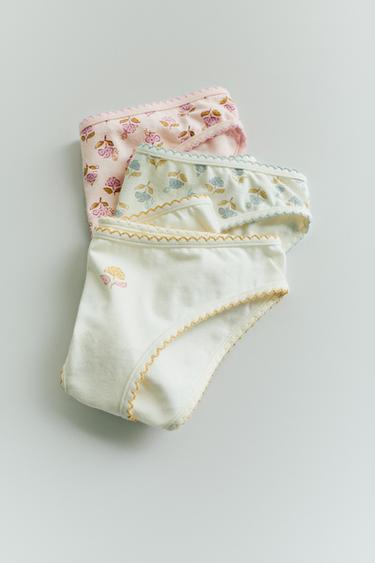 6-14 AÑOS/ PACK TRES BRAGUITAS BOHO - Multicolor de Zara