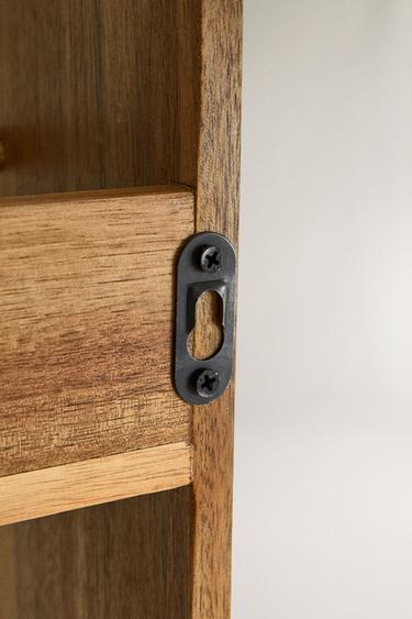 WOODEN SHELVING UNIT / SPICE RACK - Light beige by Zara - Image 4