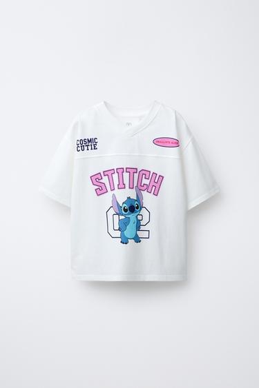 T-SHIRT VARSITY LILO & STITCH © DISNEY - Blanc de Zara