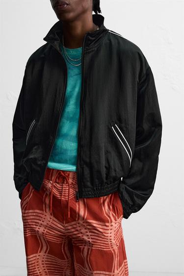 EMBROIDERED BOMBER JACKET© OTIS KWAME KYE QUAICOE - Black by Zara - Image 5