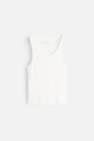 CAMISETA TANK - Cru da Zara