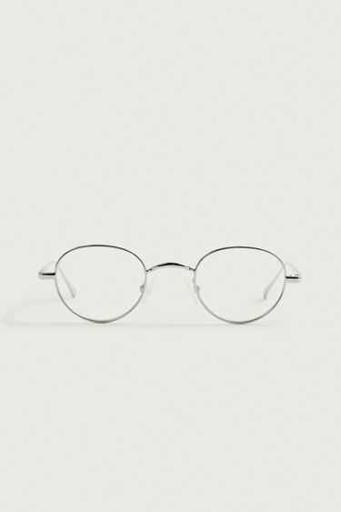 OVAL METAL SUNGLASSES - Silver by Zara