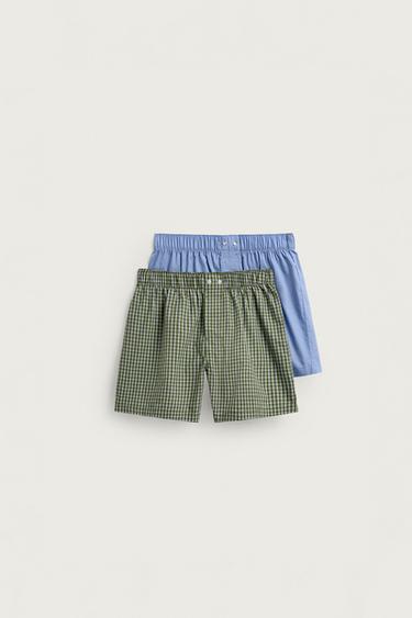 2-PACK OF COMBINED POPLIN BOXERS - various by Zara