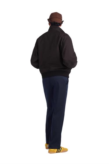 RELAXED FIT BOMBER JACKET - Brown by Zara - Image 1