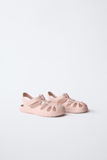 BAREFOOT CAGE SANDALS - Pink by Zara - Image 1