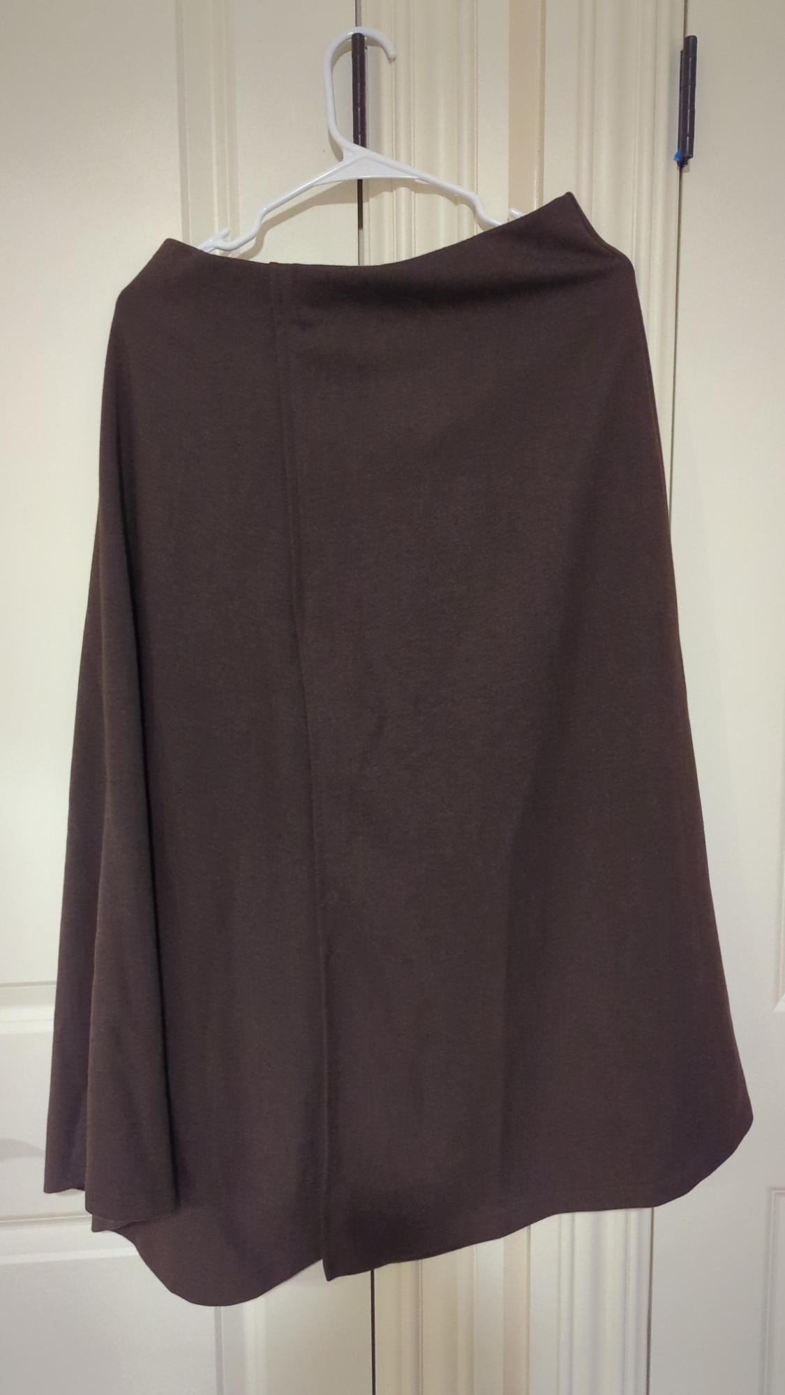 ASYMMETRIC MIDI SKIRT - Image 2