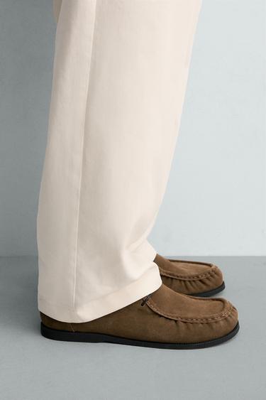 LEATHER LIMITED EDITION SHOES - Brown by Zara - Image 0