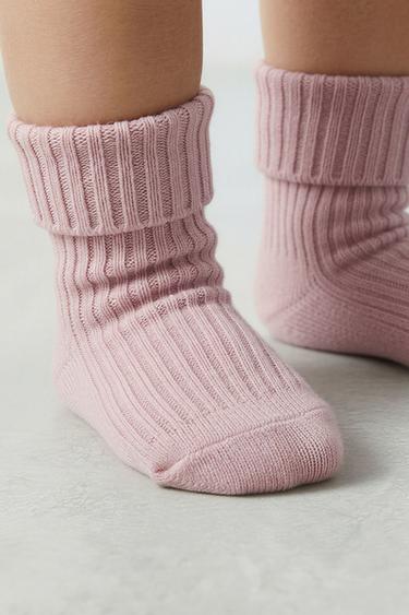 LOT DE QUATRE CHAUSSETTES COLORÉES EN BOÎTE - Rose de Zara - Image 5