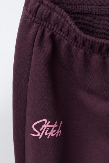 PANTALON JOGGER LILO & STITCH © DISNEY - Bordeaux foncé de Zara - Image 2