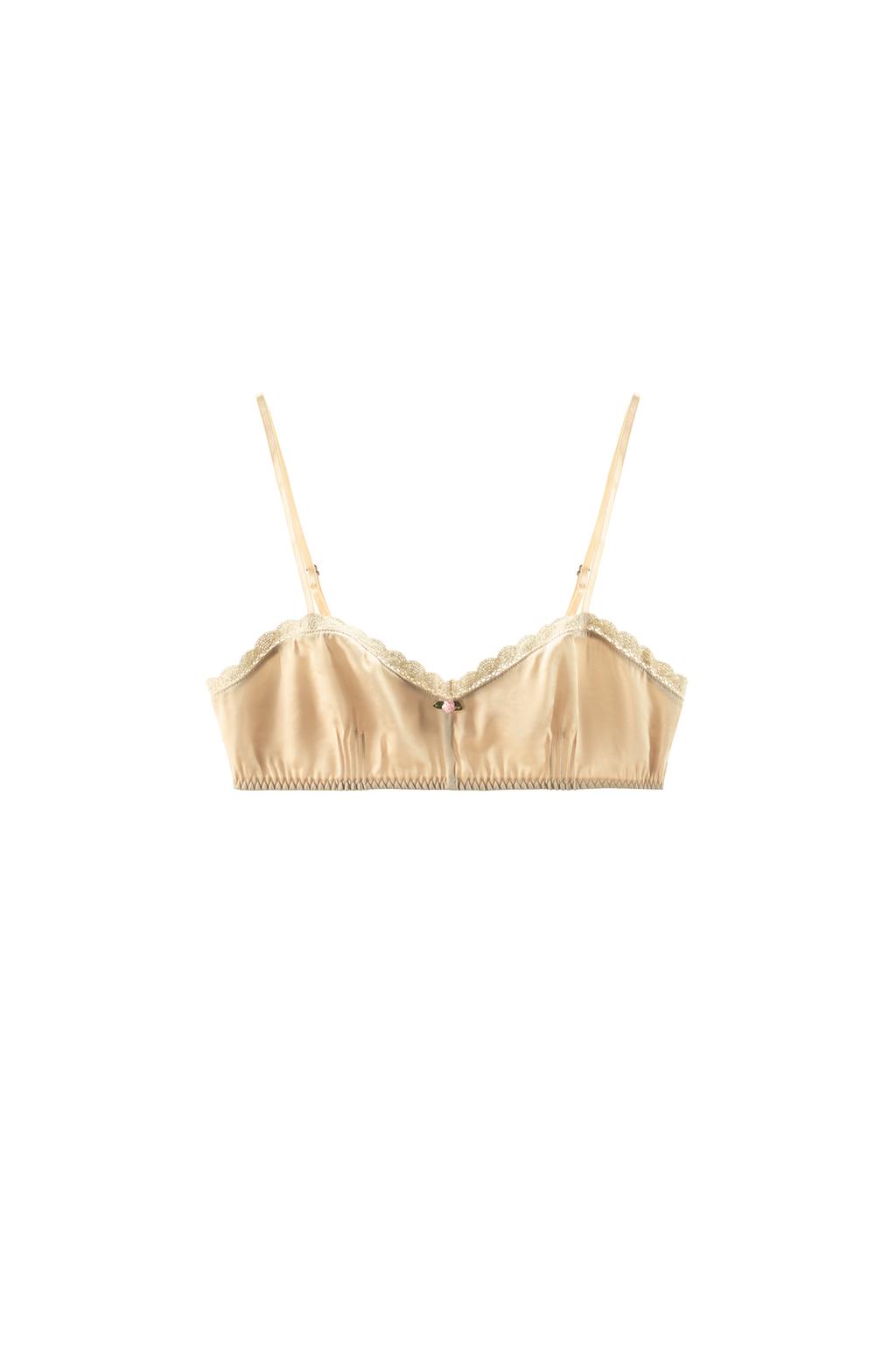 CONTRAST FLORAL LACE BRA - image 3