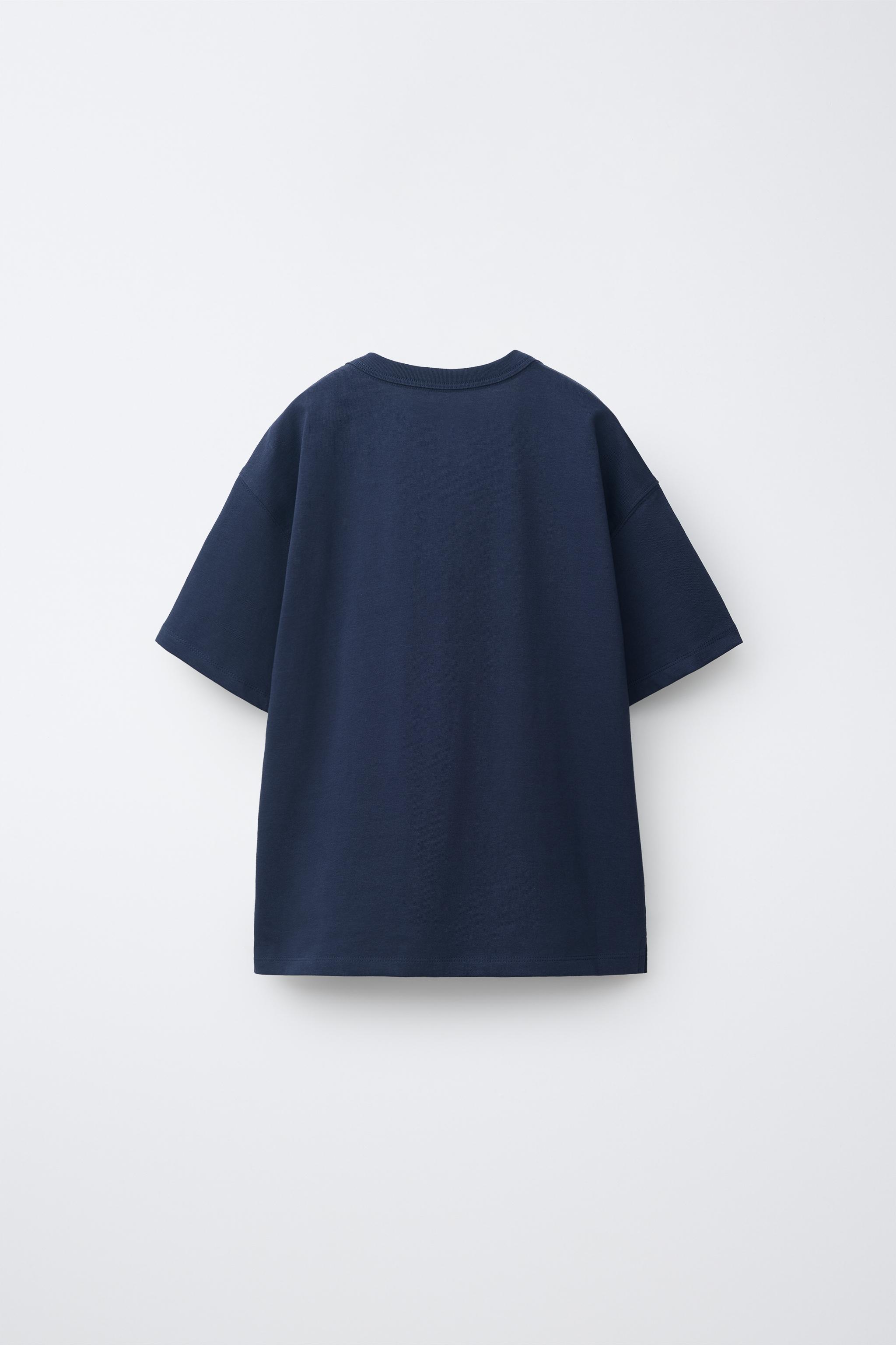HENLEY POLO SHIRT — Navy blue (alternate view)