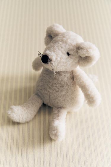 PELUCHE ENFANT SOURIS - Écru de Zara - Image 5