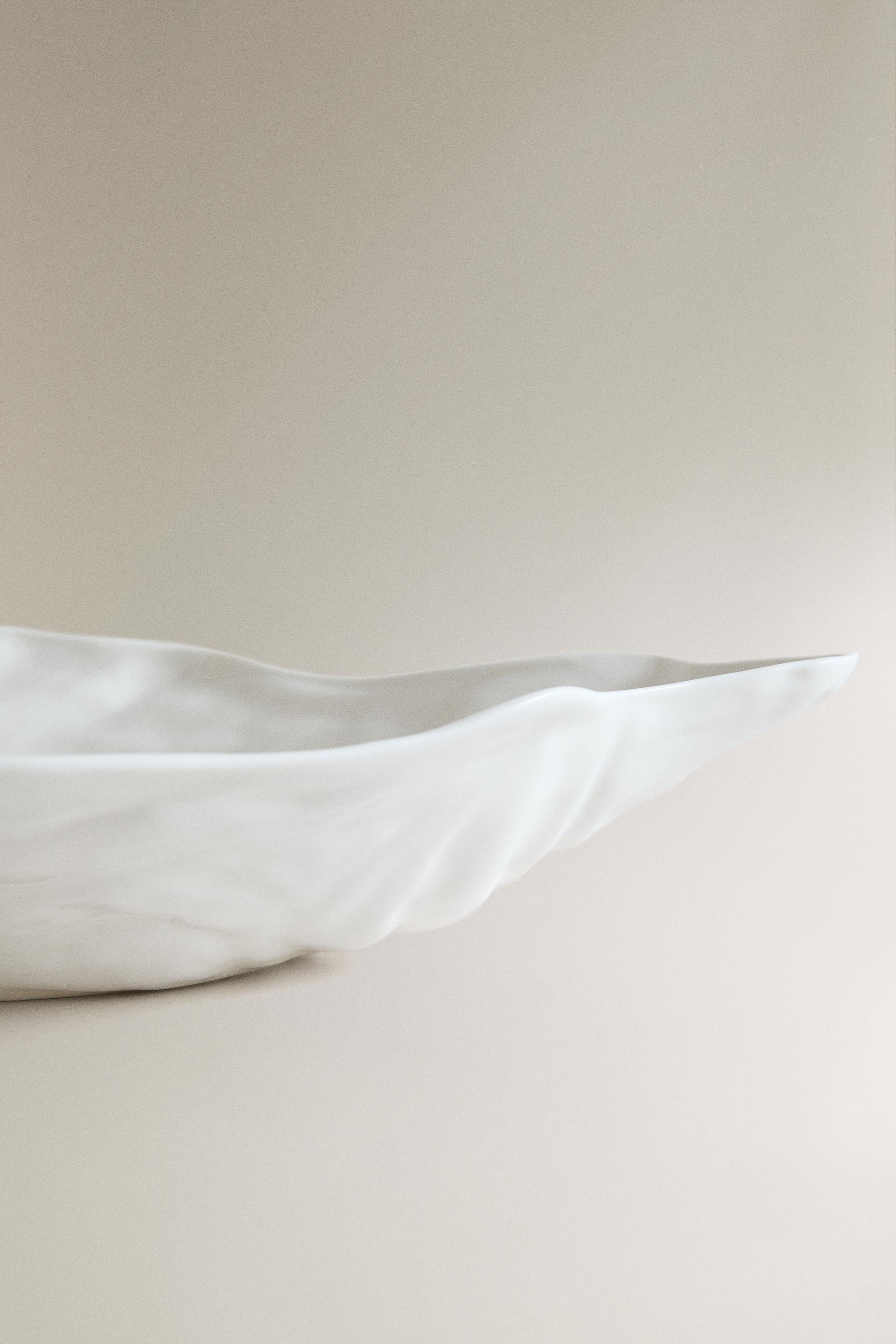 GRAND PLAT COQUILLAGE EN PORCELAINE