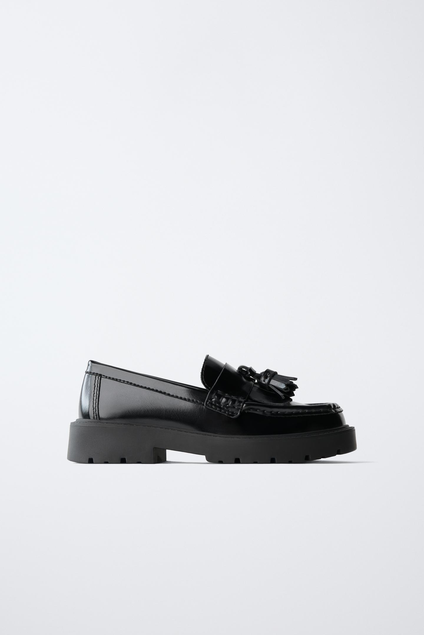 Детские туфли Zara Tassel, цвет: Чёрный