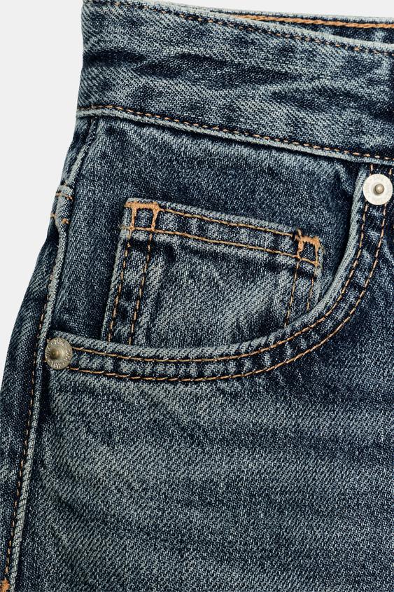 JEAN TRF WIDE LEG TAILLE HAUTE - Bleu de Zara - Image 8