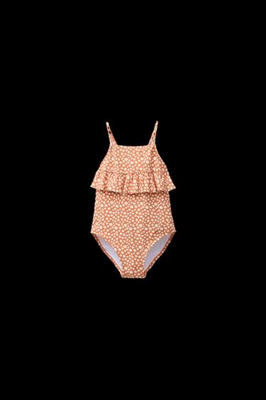 2-6 YEARS/ ANIMAL PRINT SWIMSUIT - Light beige by Zara - Image 0