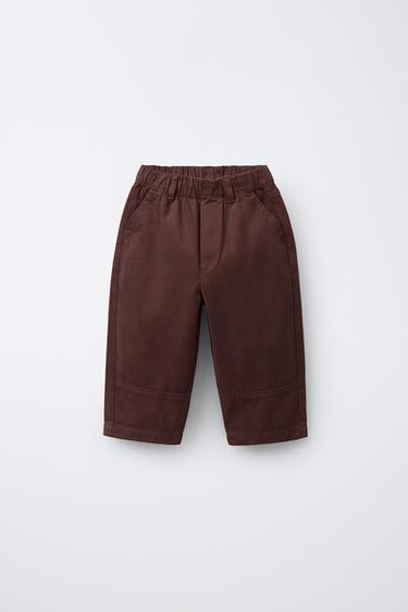 بنطلون BAGGY SOFT - بورجندي الخاص بـ Zara - صورة 0