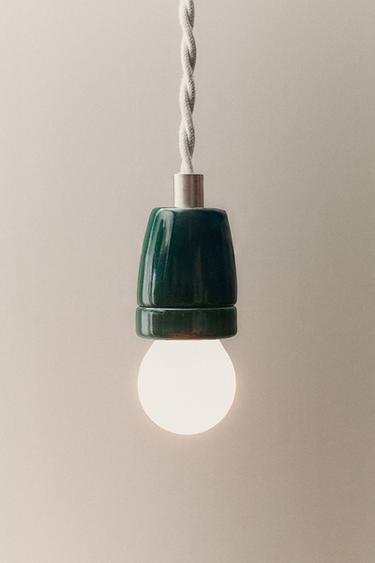 Zara CERAMIC CEILING LIGHT CABLE - 綠色
