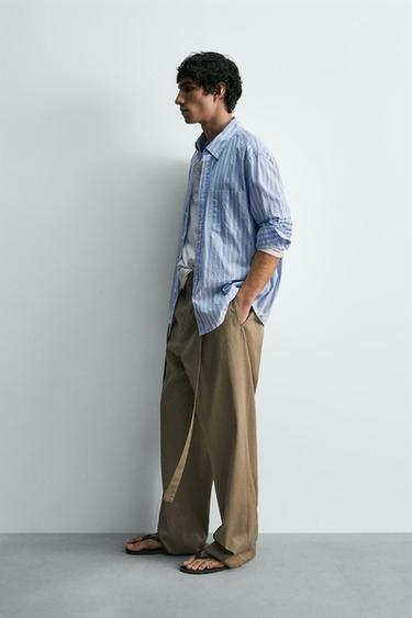 STRIPED SHIRT WITH POCKET - 981 by Zara - Image 3