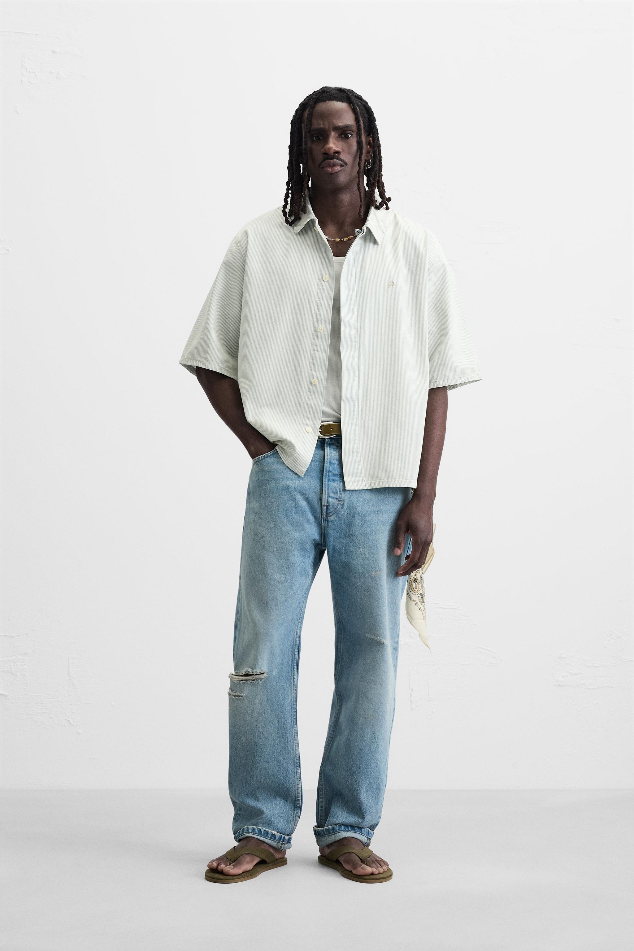 RELAXED FIT ストライプシャツ - ストライプ | ZARA Japan / 日本