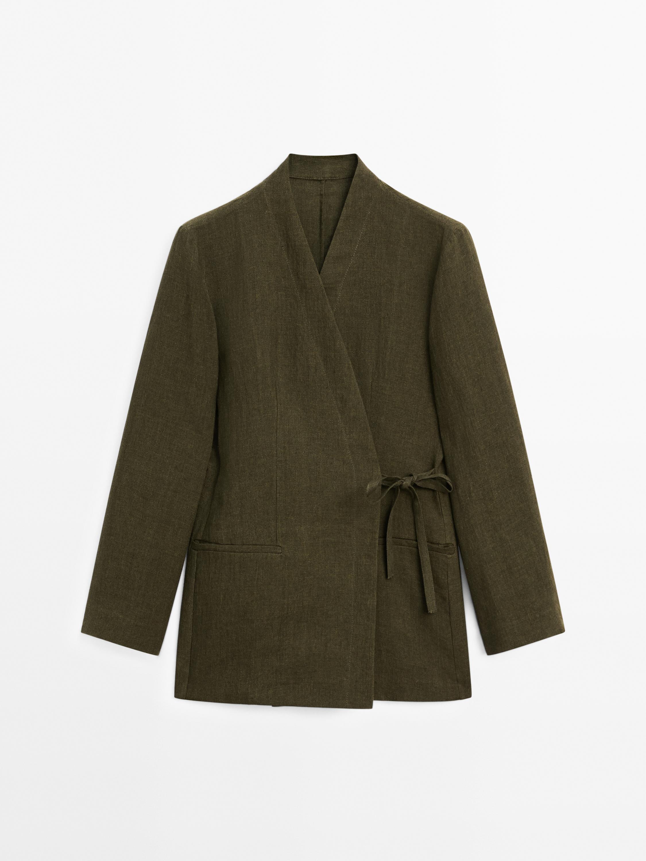 100% linen kimono