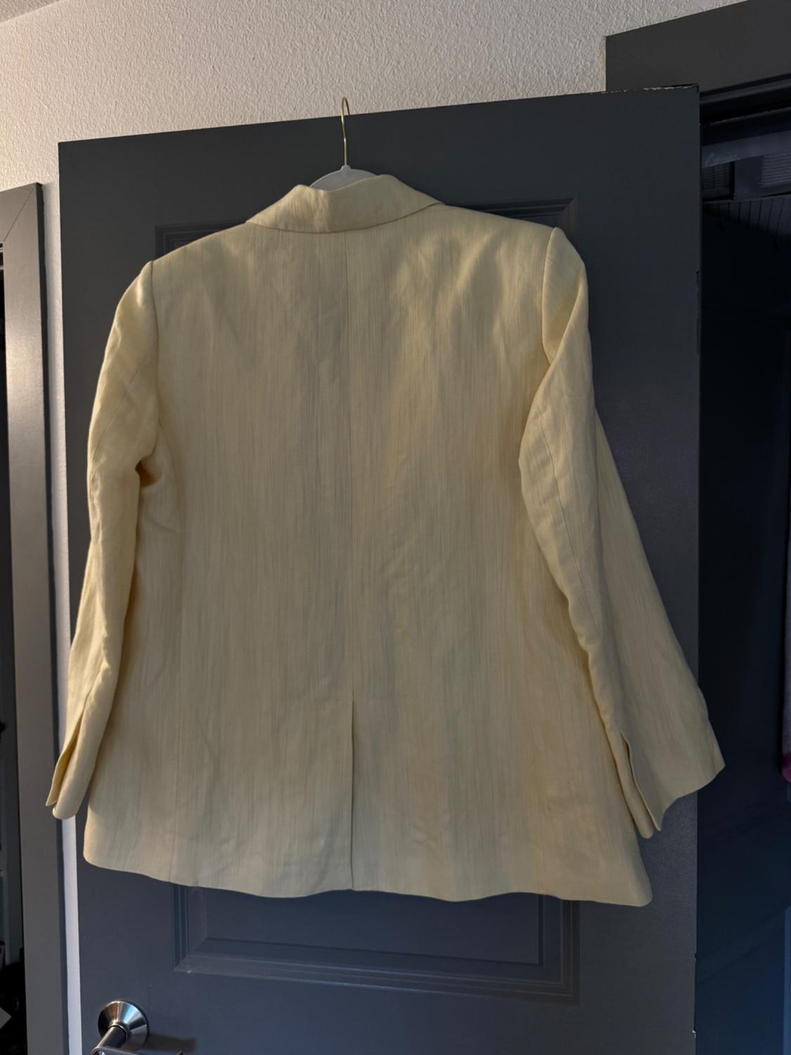 BLAZER MINIMAL CON LINO ZW COLLECTION - Image 6