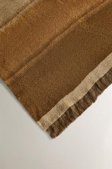 STRIPED COTTON THROW - striped by Zara - Image 1