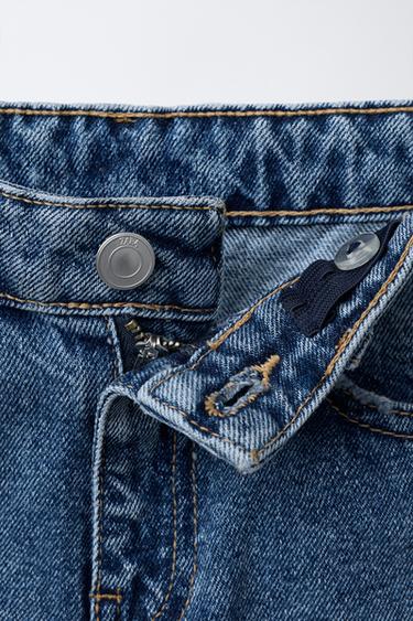 WIDE-LEG JEANS WITH STAR PATCHES - Blue by Zara - Image 3