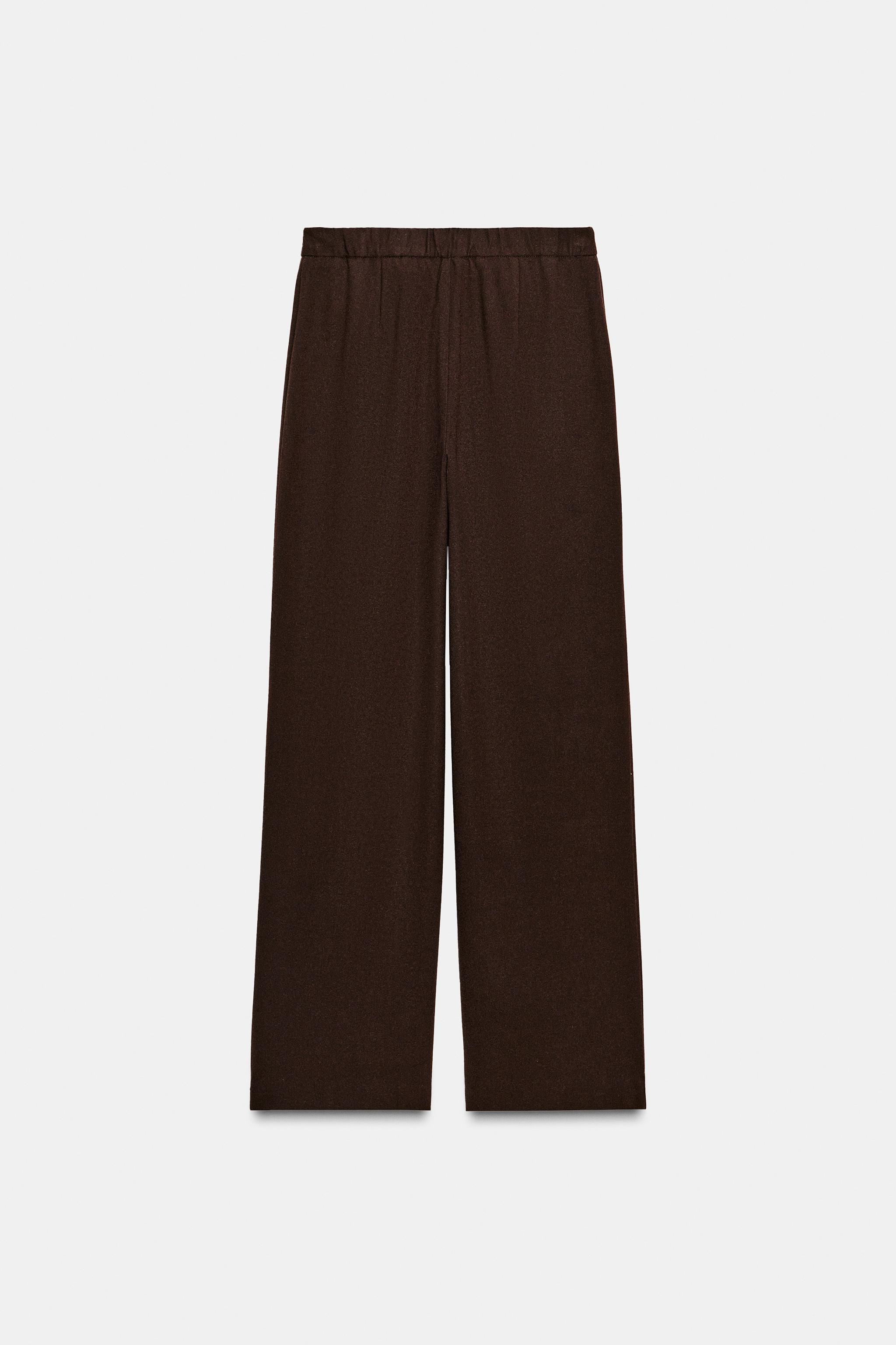 MID-RISE STRAIGHT LEG PANTS