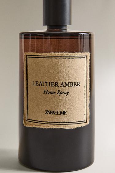 (200 ML) LEATHER AMBER AIR FRESHENER SPRAY - Black by Zara - Image 2