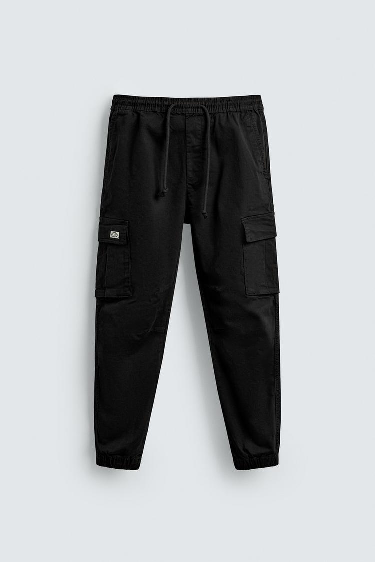 ZARA SLIM FIT CARGO TROUSERS