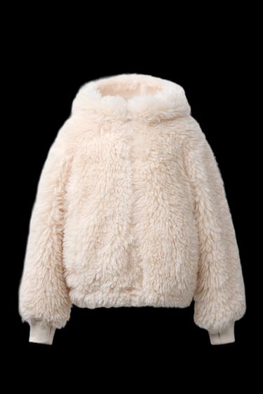 CAZADORA EFECTO PELO SKI COLLECTION - Crudo de Zara - Imagen 0