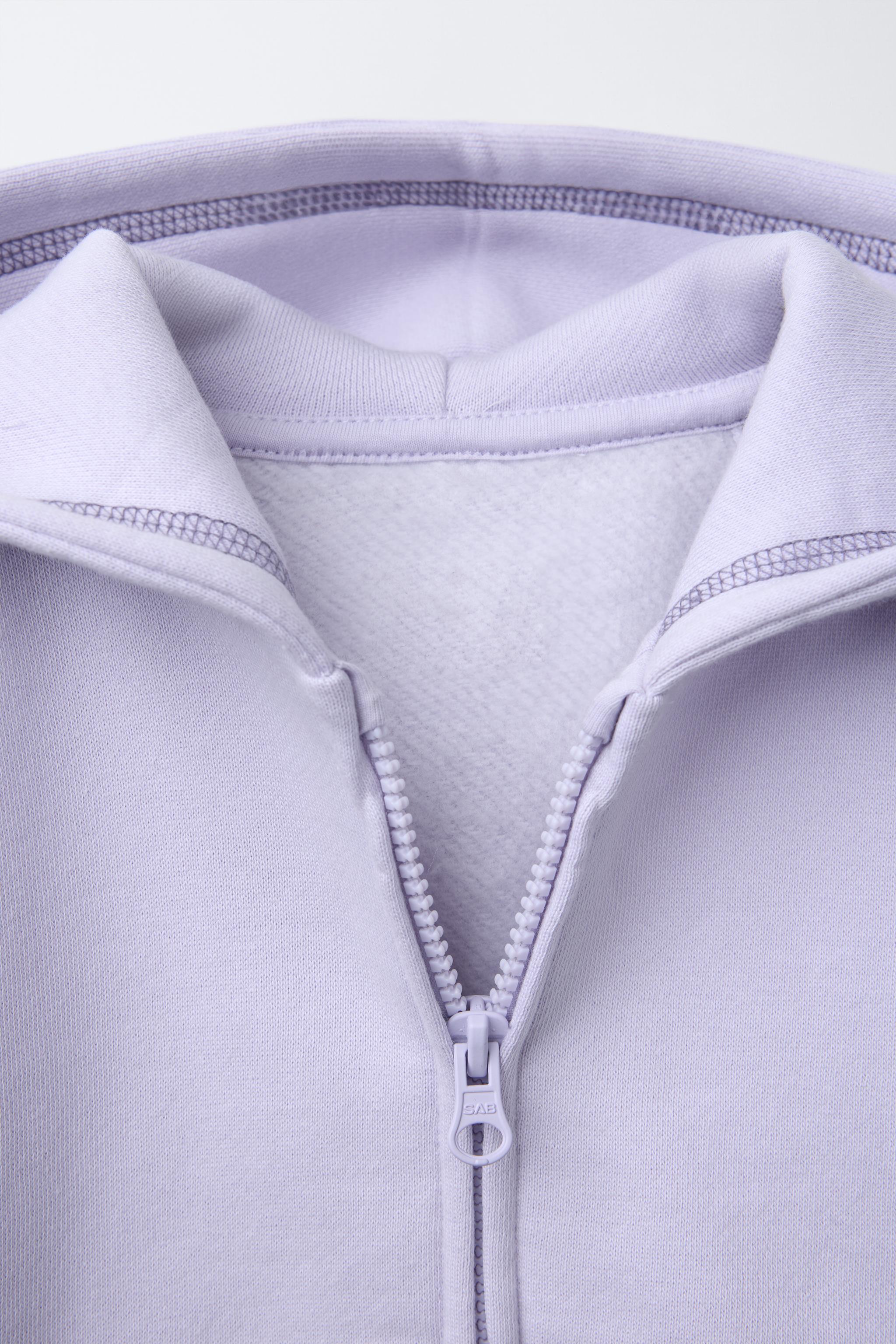 BASIC HOODED JACKET - Mauve | ZARA United States