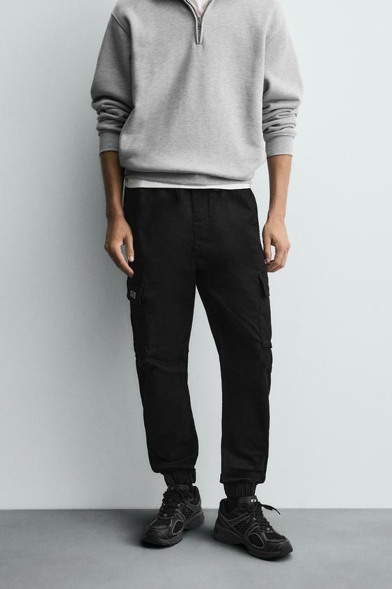 Jogger Trousers Tuta Uomo Zara Wide Leg Pantaloni Tuta Uomo Zara