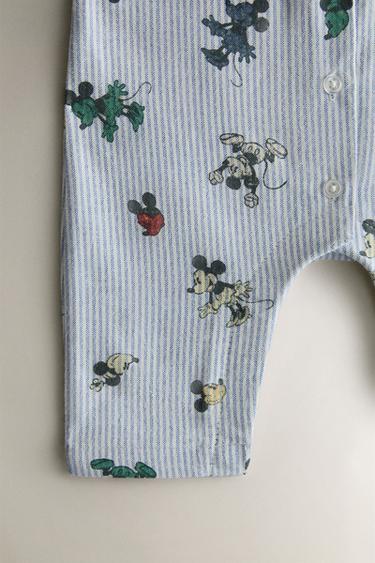 GRENOUILLÈRE BÉBÉ FLANELLE MICKEY & MINNIE ©DISNEY - Bleu clair de Zara - Image 2