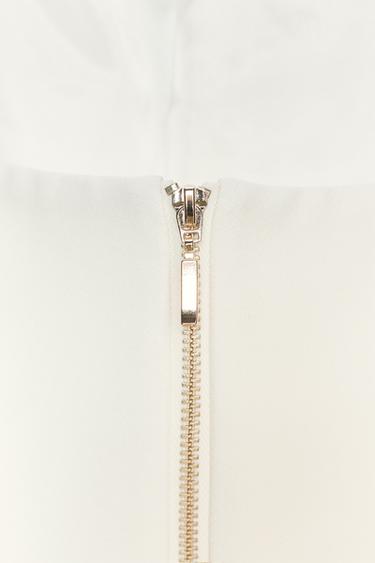 ZIP-UP BUSTIER WAISTCOAT - Ecru by Zara - Image 2