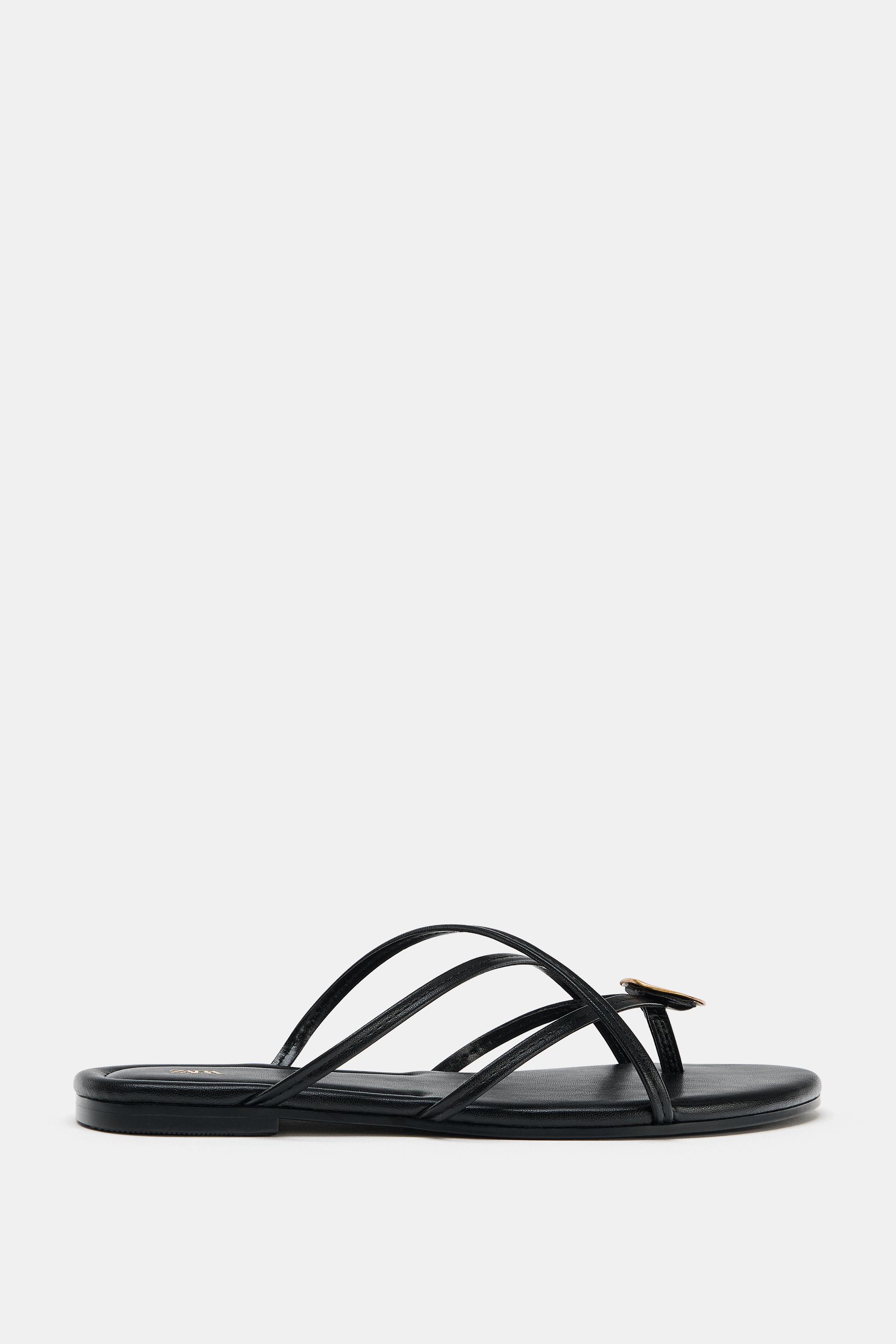 Женские сандалии Zara MULTI-STRAP FLAT SANDALS