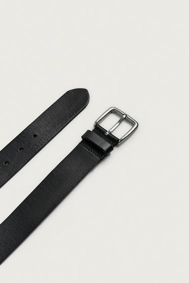 LEATHER BELT — Black 2