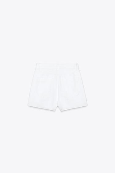 JUPE-CULOTTE Z1975 CROISÉE EN JEAN - Blanc de Zara - Image 6